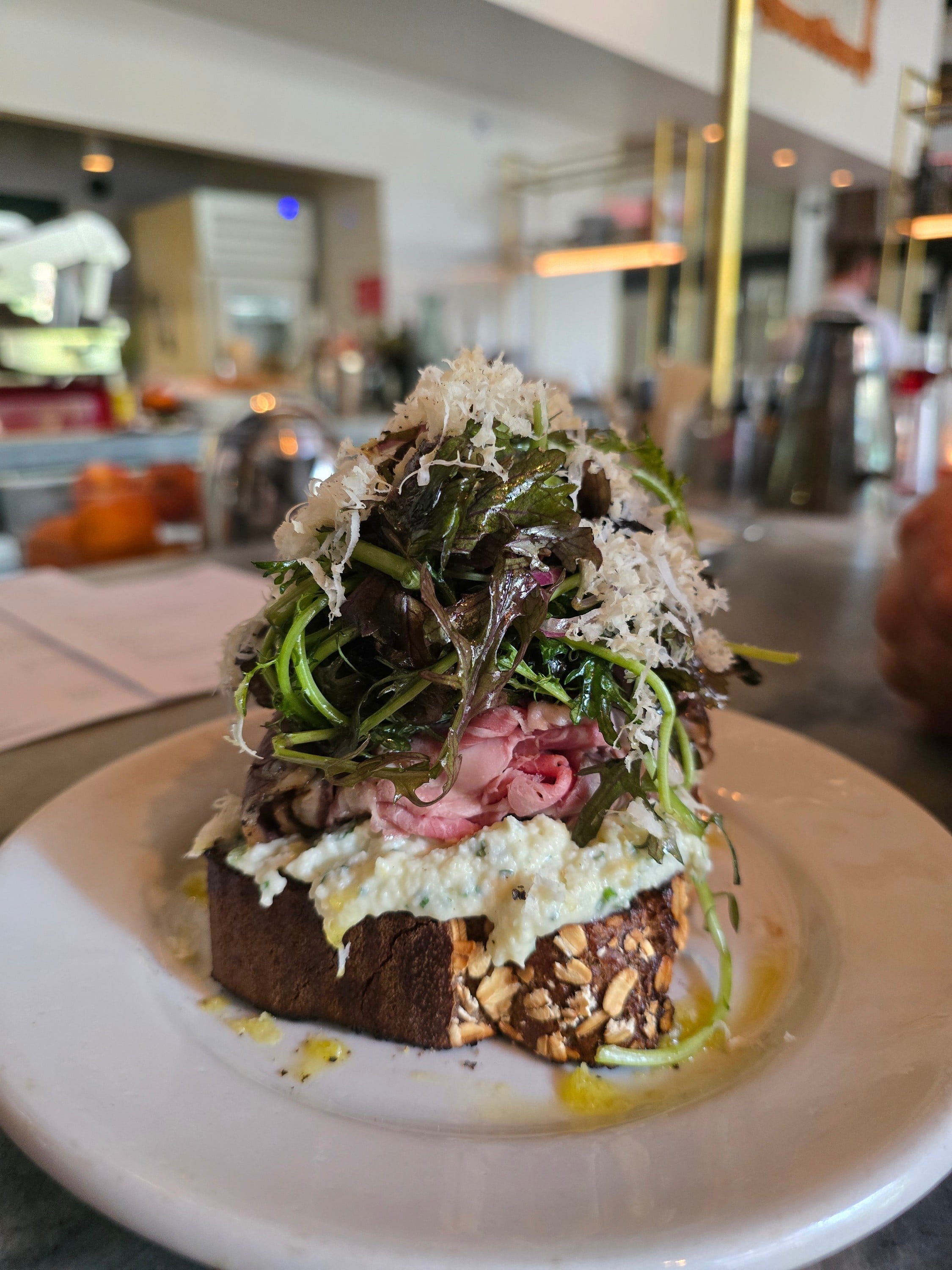 Mio Oh Mio's roast beef tartine