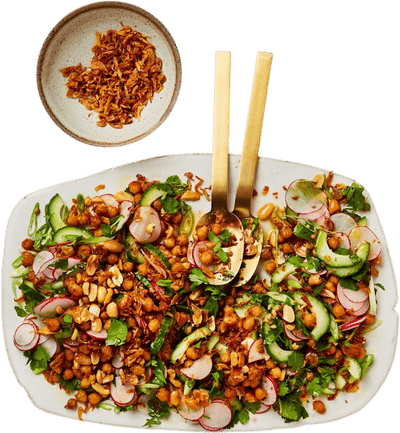 Chickpea, Miso and Peanut Butter Salad Recipe