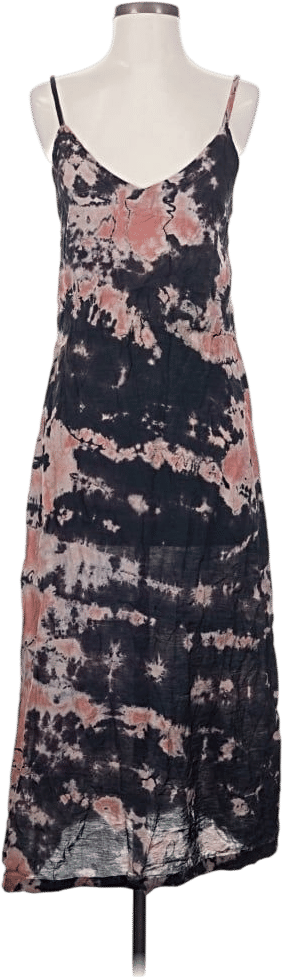 lacausa tie dye slip dress