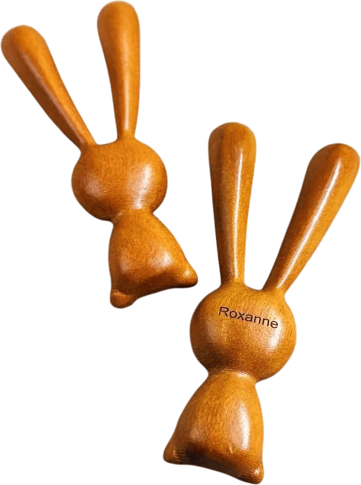 Wooden Rabbit Gua Sha Tool