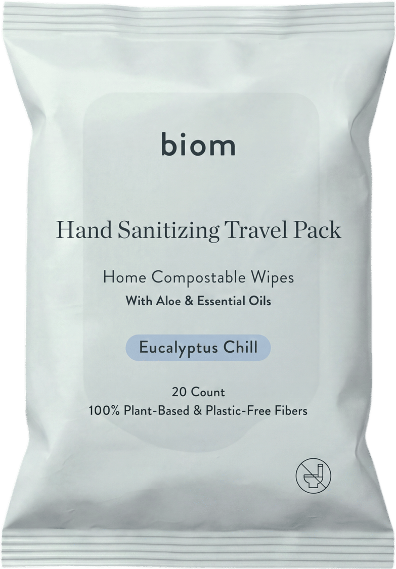 Biom Hand Sanitizing Wipes - Travel Packs
