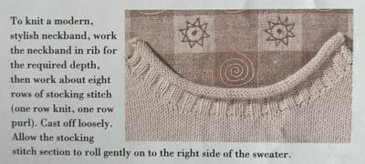 How to Knit a Rolled Neck Sweater Tutorial