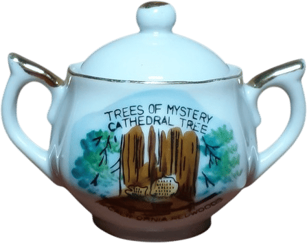 California Redwoods Trees of Mystery Souvenir Sugar Bowl