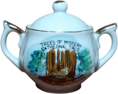 California Redwoods Trees of Mystery Souvenir Sugar Bowl