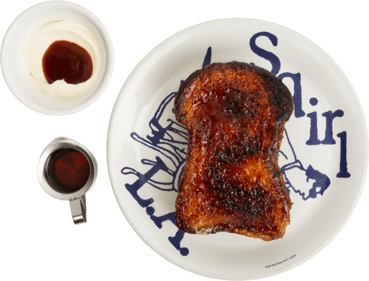 Sqirl Bruleed Brioche French Toast