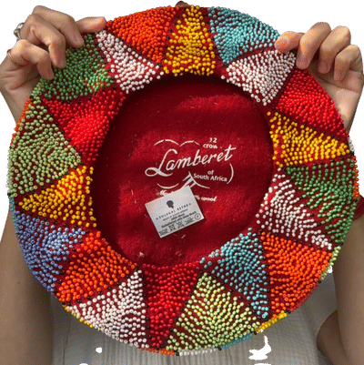 Wool Beaded Beret
