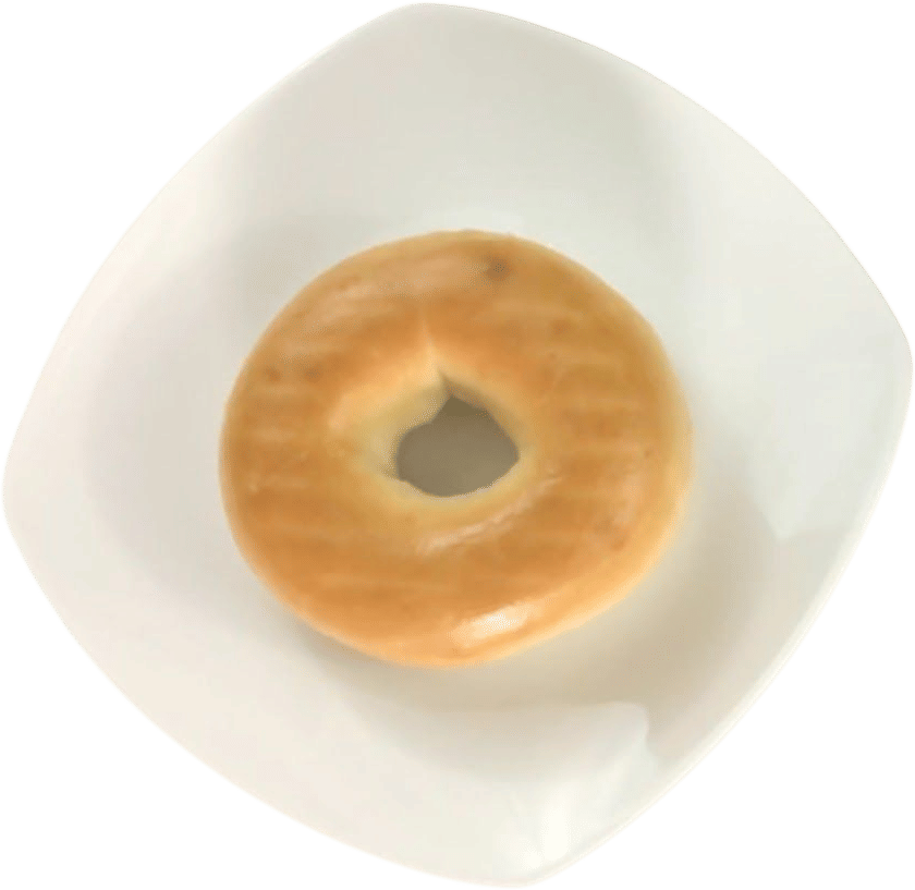 plane bagel