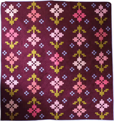 Pansy Patch Quilt Pattern