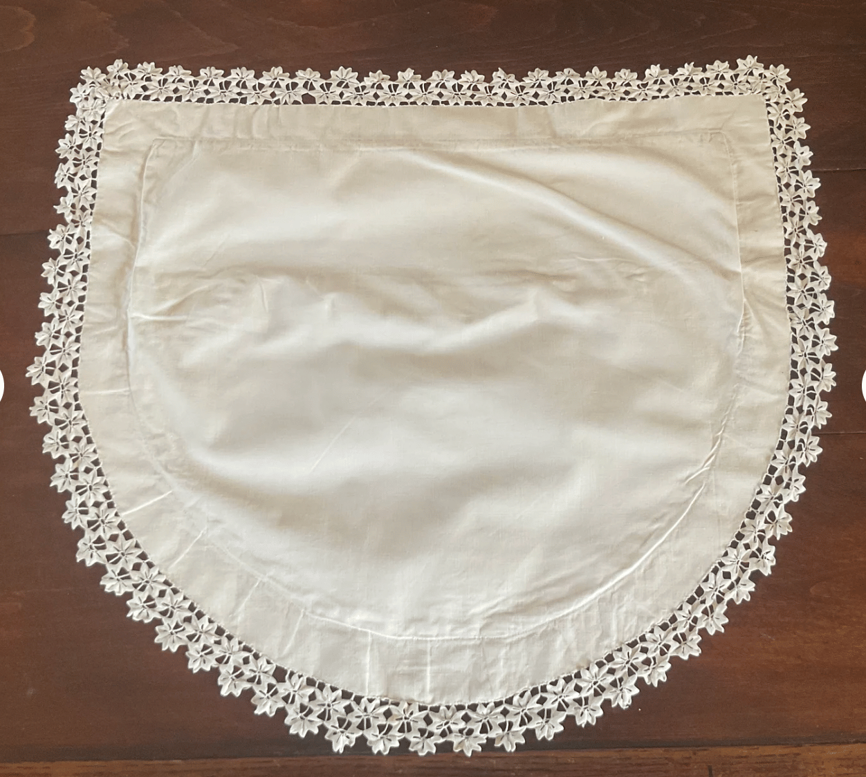 French embroidered pillowcase