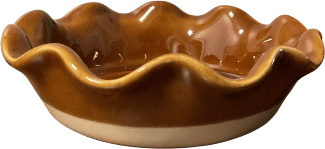 Emile Henry Small Fluted Pie Dish in Caramel