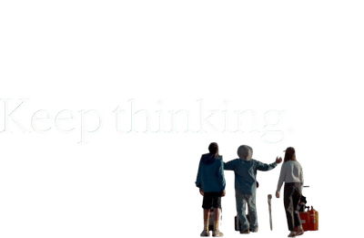 Claude 'Keep Thinking' Advertisement