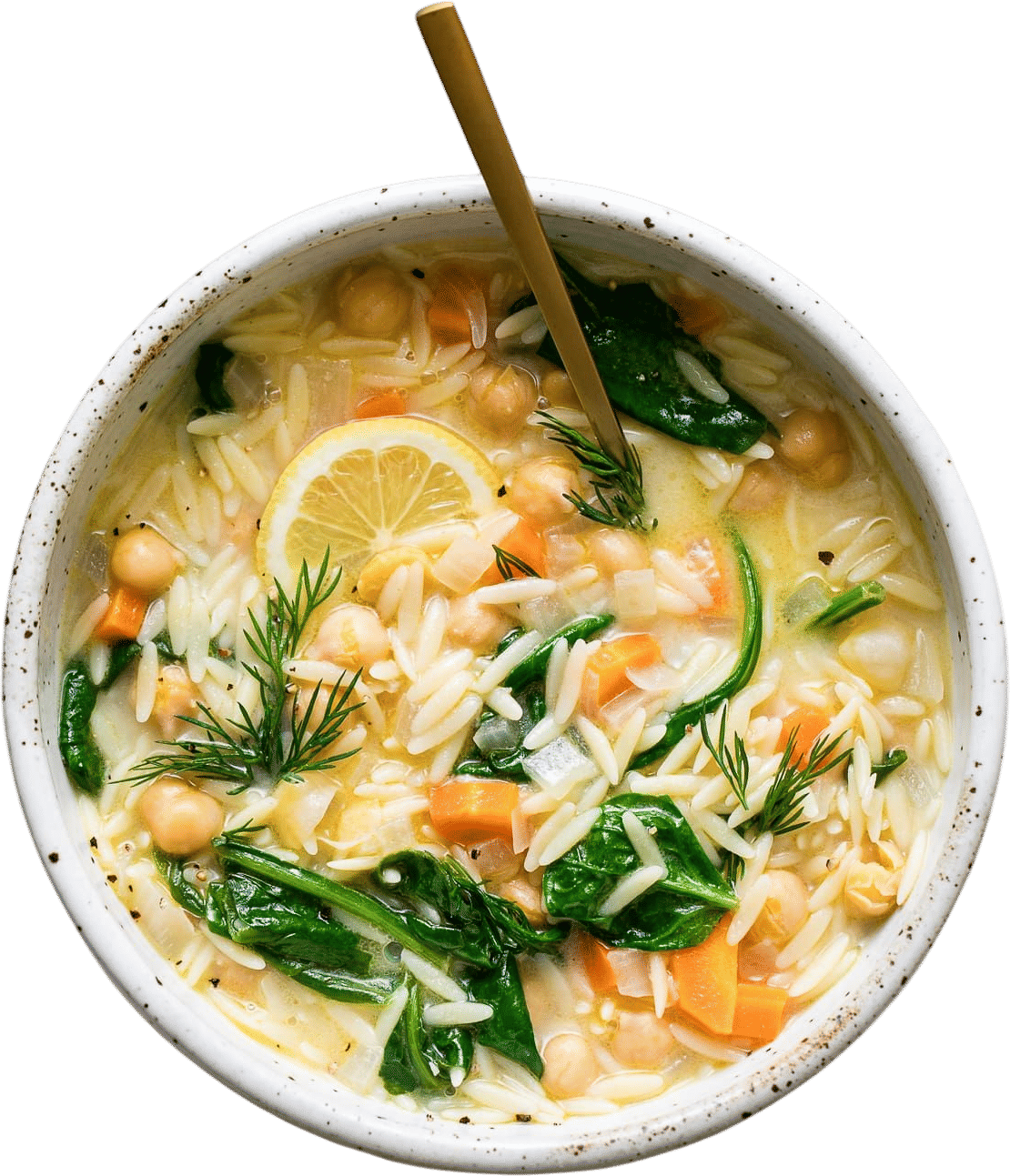 Lemon Chickpea Orzo Soup (Vegan Avgolemono) Recipe