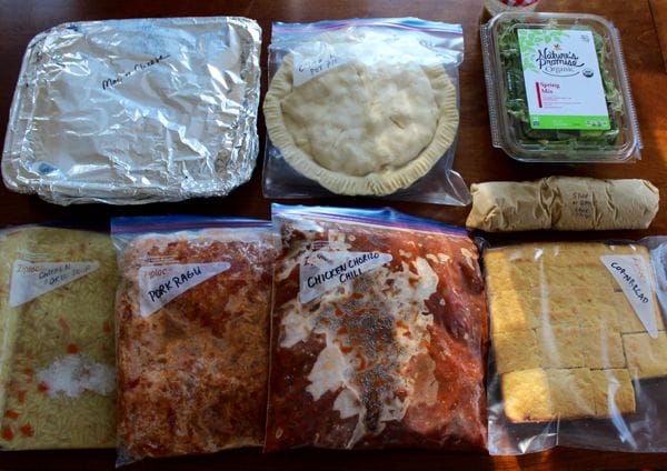Freezer Care Package (Dinner: A Love Story)