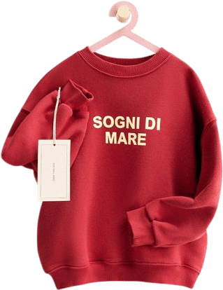 Zara Timeless Text Sweatshirt - Sogni Di Mare
