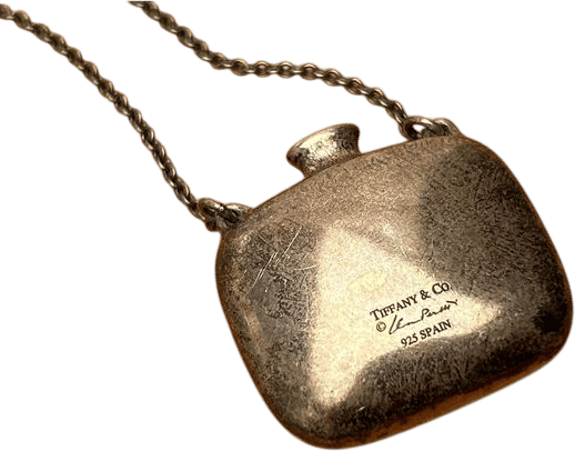 Elsa Peretti Sterling Silver Bottle Pendant Necklace