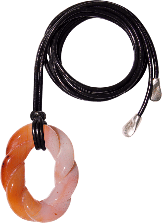 Vertigo Aventurine Knot Pendant