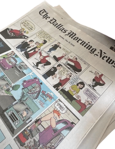 subscribing to your local newspaper delivery
