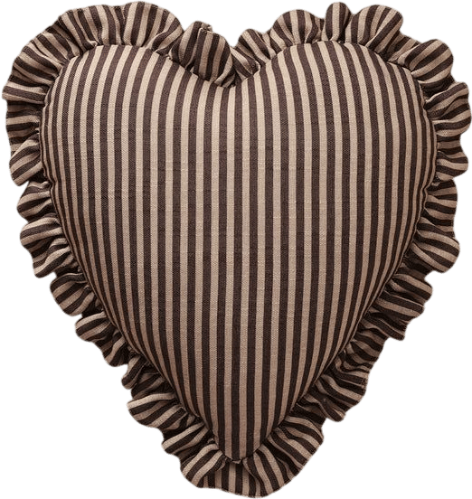 House of Noa Finley Heart Ruffle Pillow