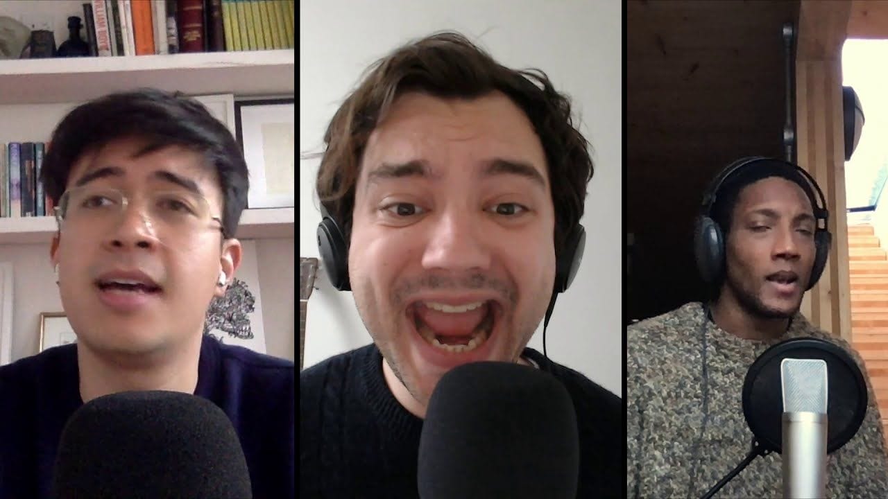 A Sketch Comedy Troupe Singing “Barrett's Privateers”
