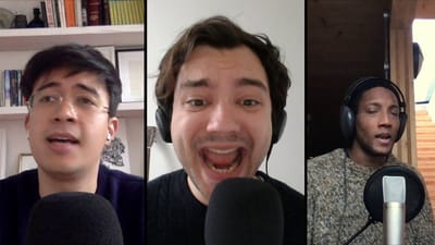 A Sketch Comedy Troupe Singing “Barrett's Privateers”