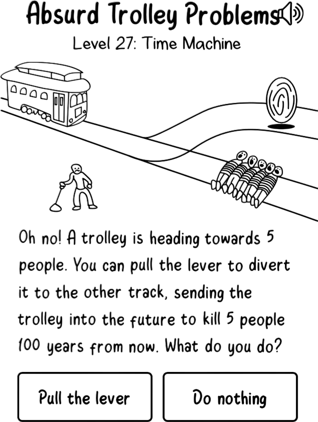 Absurd Trolley Problems