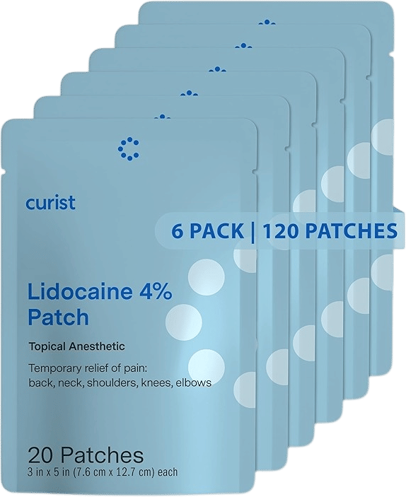 Curist Lidocaine 4% Patches - 120 Patches