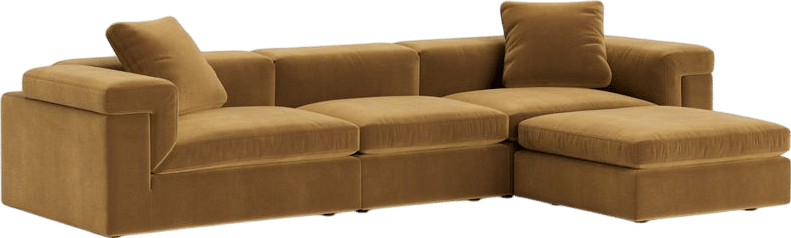Saddle 4-Piece Modular Sectional