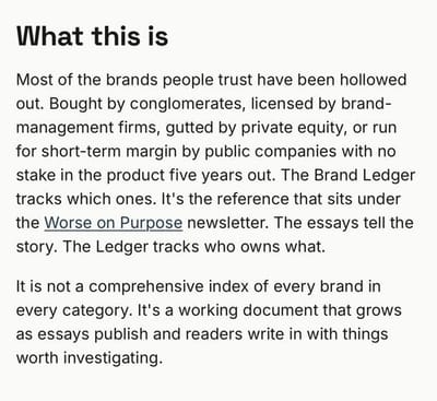 The Brand Ledger
