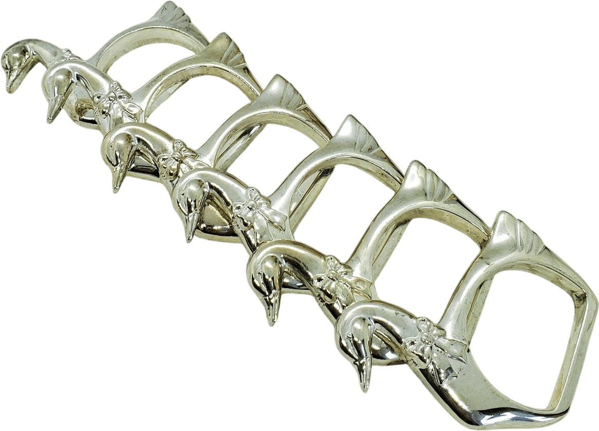 Vintage Swan Napkin Rings