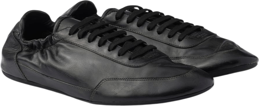 Prada Collapse Leather Sneakers