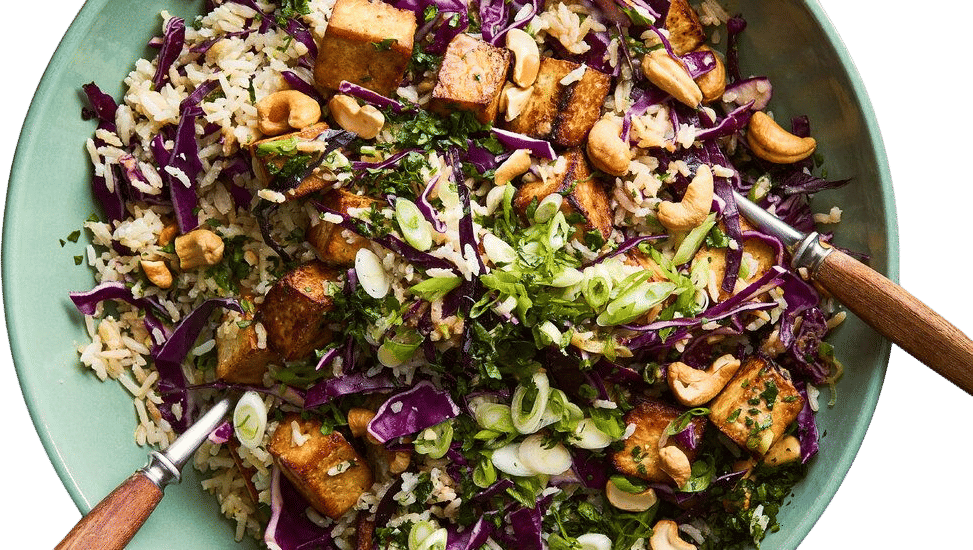 Toasted Coconut Rice Salad  Recipe 