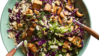 Toasted Coconut Rice Salad Recipe