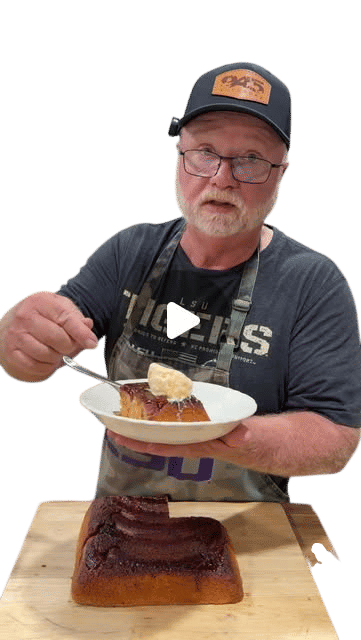 Smoked Bourbon Banana Cornbread Recipe