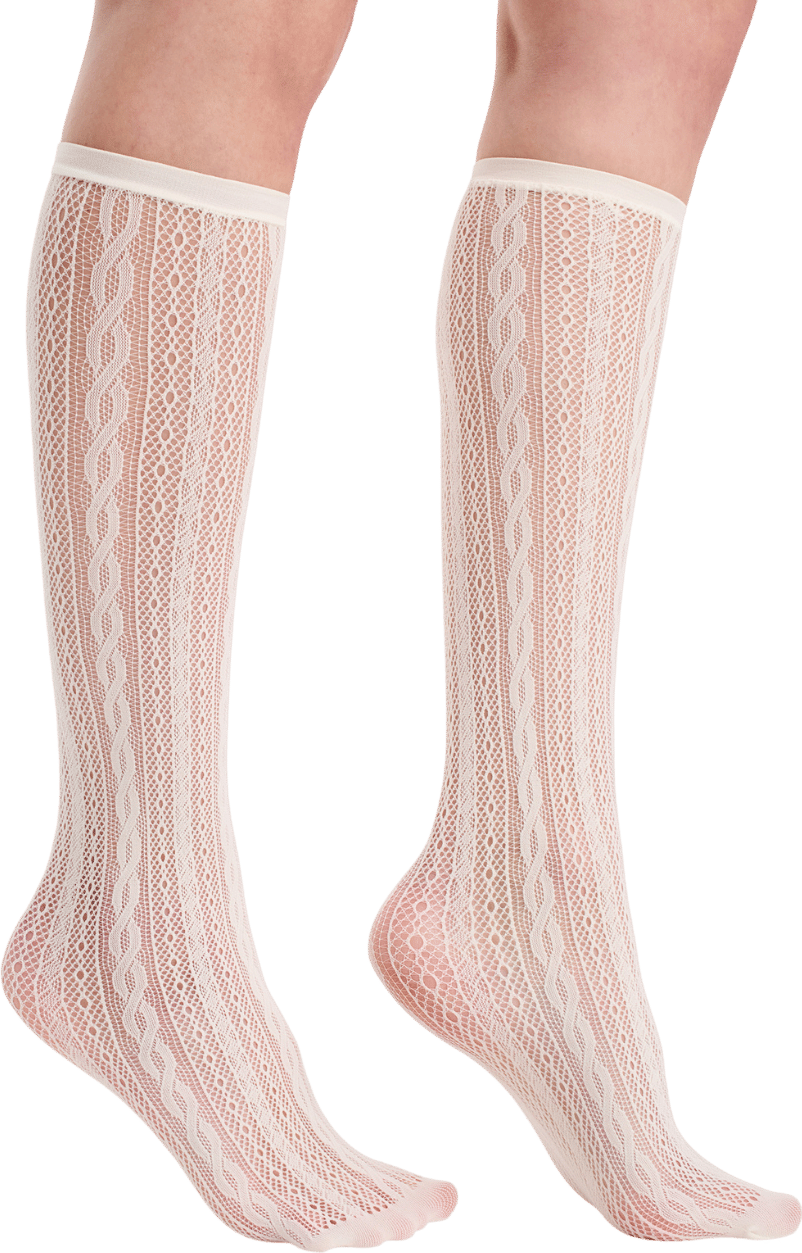 Lace Net Knee High - Ambra