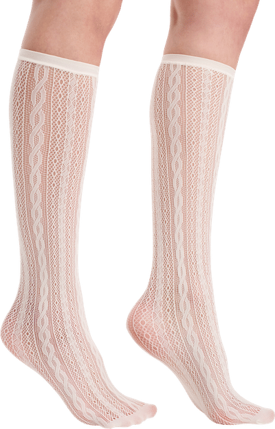 Lace Net Knee High