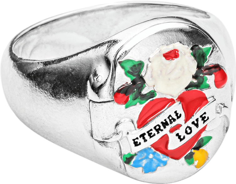Lox & Chain Eternal Love Locket Signet