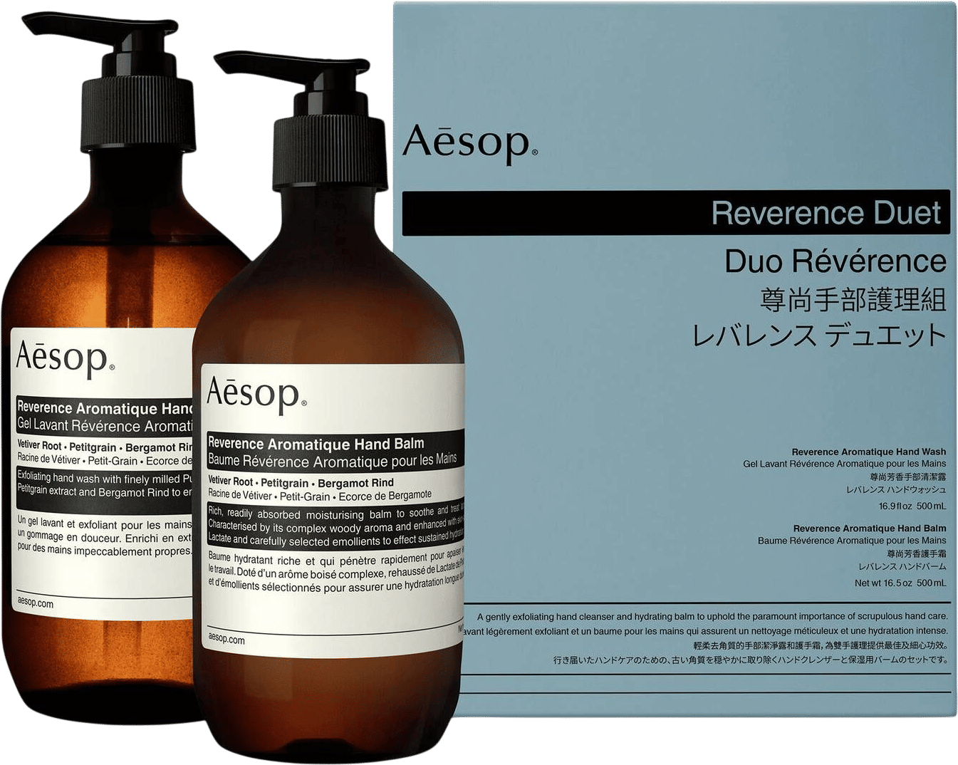 Aesop Reverence Duet