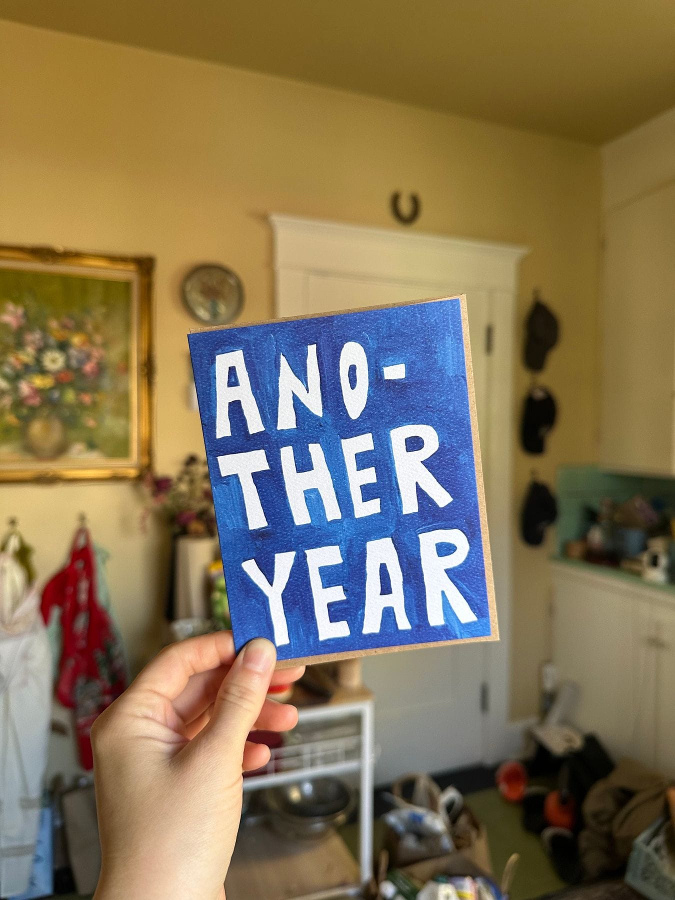 Another Year Greeting Card — Ildi Marie Art