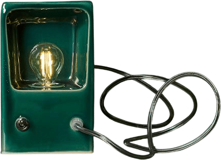 Piet Hein Eek Green Table Lamp