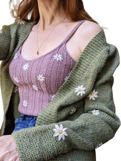 Daisy Stick & Stitch Embroidery Patterns