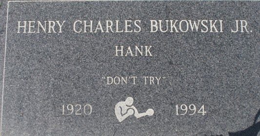 Grave of Charles Bukowski