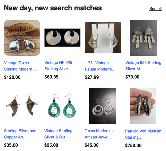 eBay Saved Search Alerts in your inbox every morning