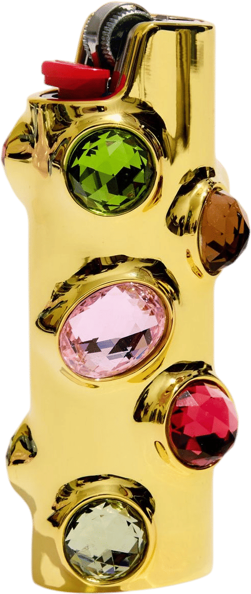 Gemstoned Lighter Case