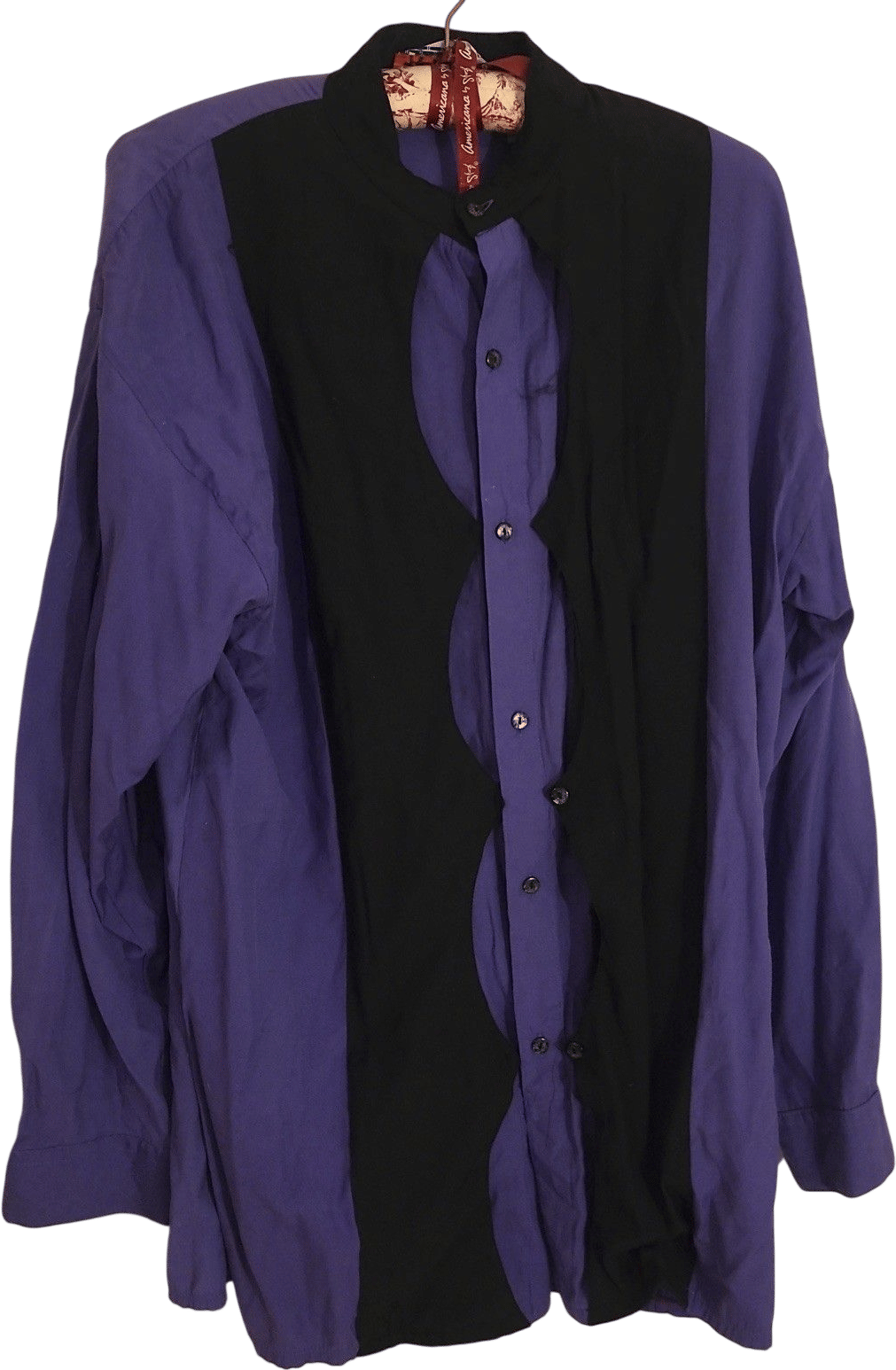 Vintage Henri Valdise Geometric Shirt