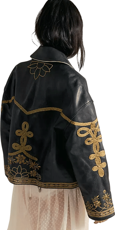 Leather Band Jacket