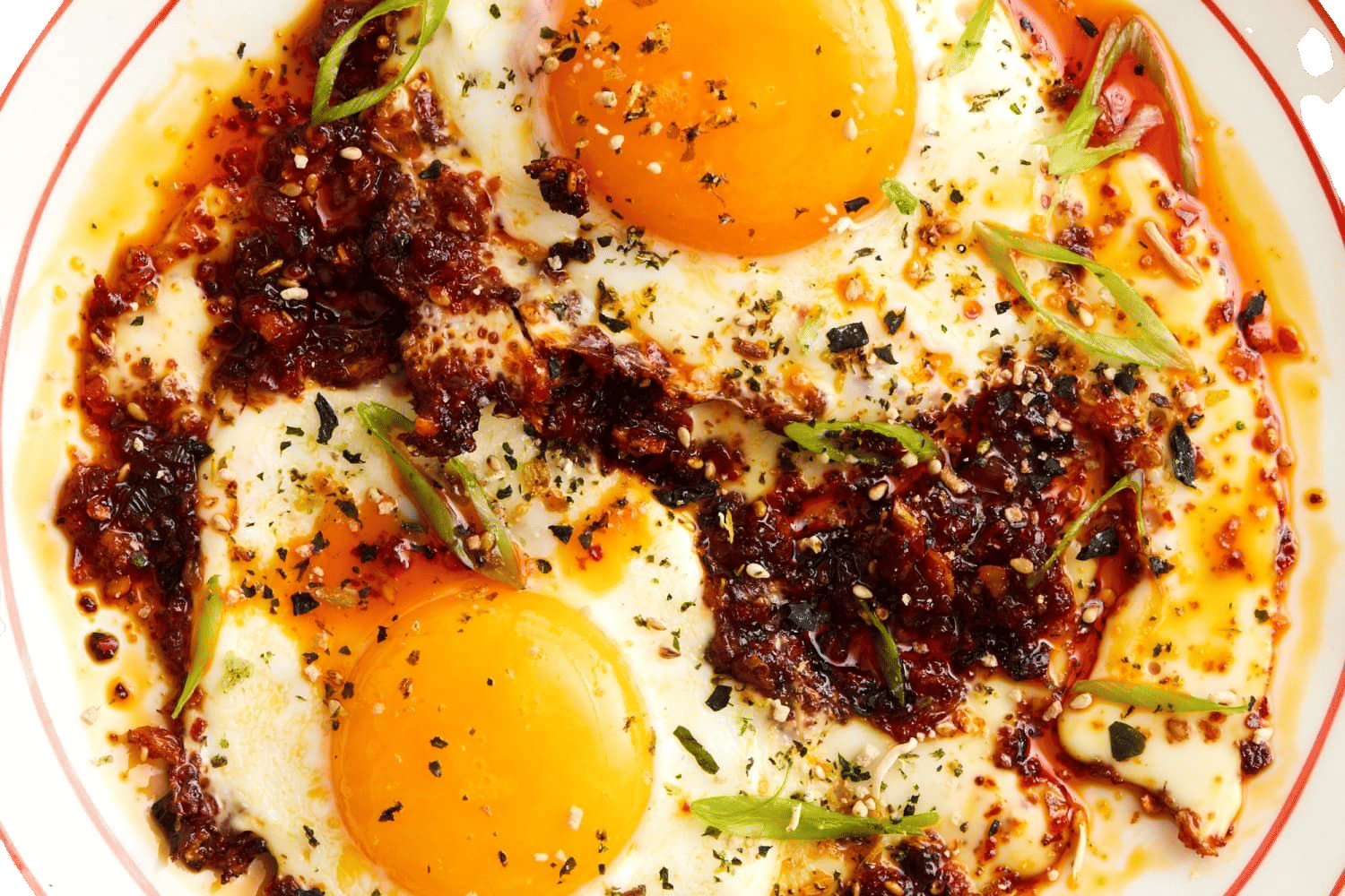 Two fried eggs