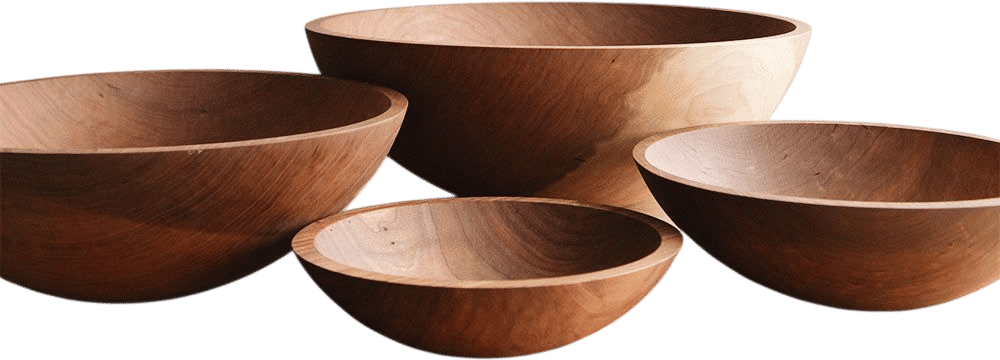 Roan Iris Beech Wood Bowl