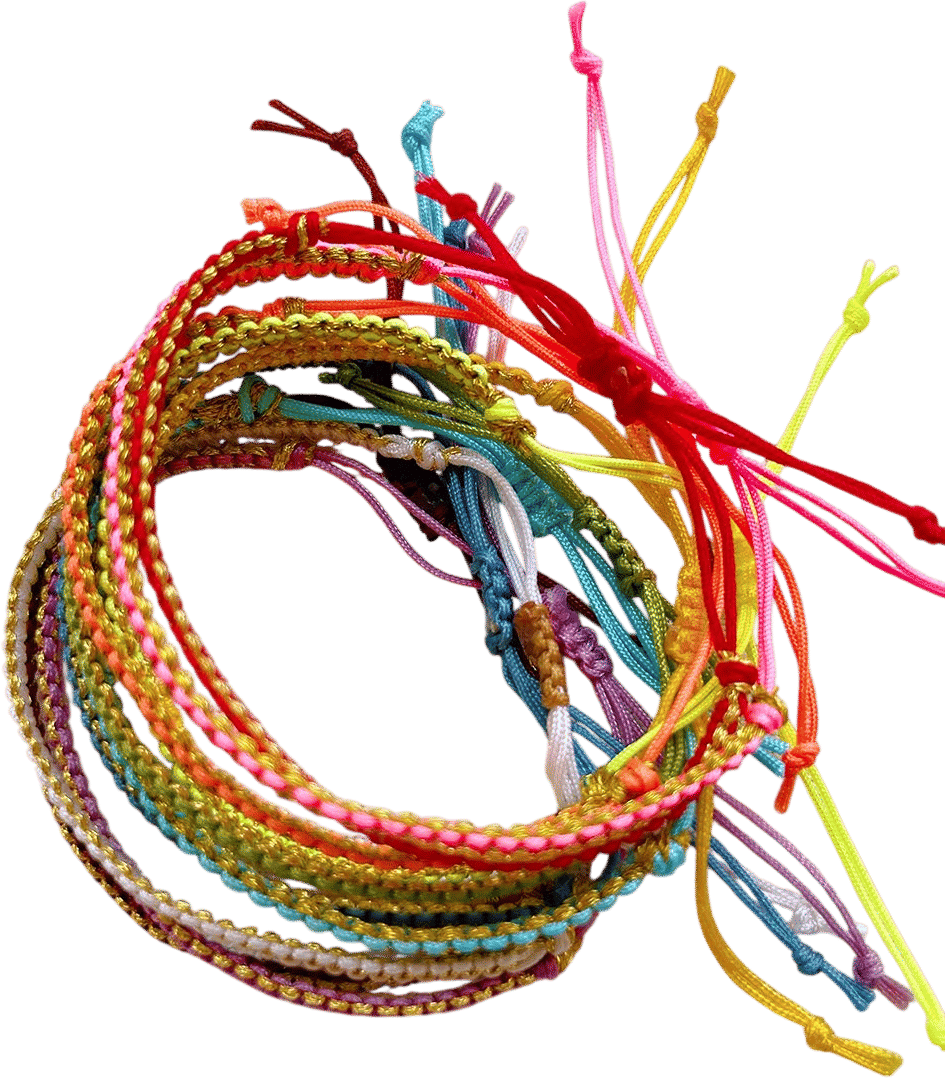 DIY Woven Macrame Bracelet