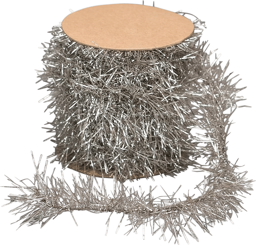 Tinsel Garland - Silver