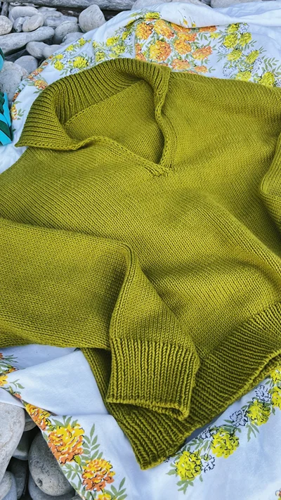 Moon Set Polo Knitting Pattern